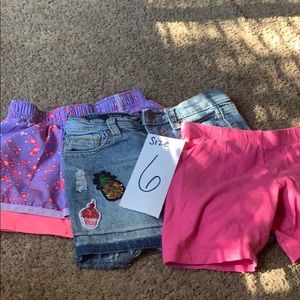 Girls’ size 6 shorts